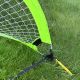 2. Bramka piłkarska treningowa pop-up - zielony neon (M) 120x80x80 cm