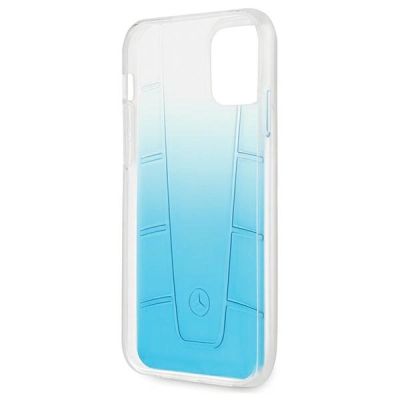 6. Etui Mercedes Transparent Line na iPhone 12 / iPhone 12 Pro - niebieskie