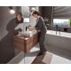 5. Hansgrohe Vivenis jednouchwytowa bateria umywalkowa 110 z podnoszoną zatyczką czarny mat