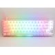 10. Ducky One 3 Aura White SF klawiatura Gaming USB QWERTY Amerykański międzynarodowy Biały