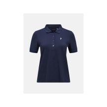 Koszulka damska PEAK PERFORMANCE W Classic Cotton Polo kolor granatowy