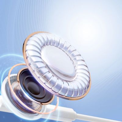 9. Słuchawki douszne USB-C Joyroom JR-EC05 - białe