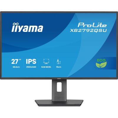 3. iiyama ProLite XB2792QSU-B1 monitor komputerowy 68,6 cm (27") 2560 x 1440 px Quad HD LED Czarny