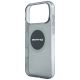 6. Etui Mercedes AMG IML Transparent Bicolor Block MagSafe na iPhone 18 Pro Max / 17 Pro Max - czarno-szare