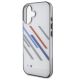 6. Etui BMW Motosport IML Random Stripes na iPhone 16 - szare