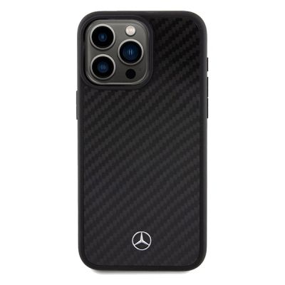 3. Etui Mercedes Carbon Fiber Dynamic na iPhone 15 Pro Max - czarne