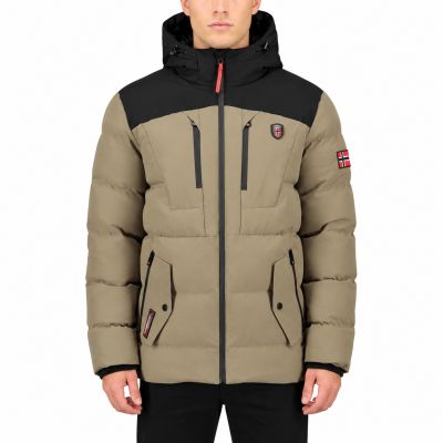 5. Parka męska Geographical Norway CACHOT BEIGE DB MEN 068 (WA1696H/GN-BEIGE)