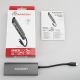 3. Axagon HMC-5G2 stacja dokująca USB 3.2 Gen 2 (3.1 Gen 2) Type-C Szary