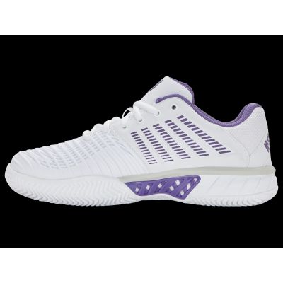5. Sneakersy K-swiss EXPRESS LIGHT 3 HB WHITE/PURPLE HAZE/LUNAR ROCK-M (98563-160-M)