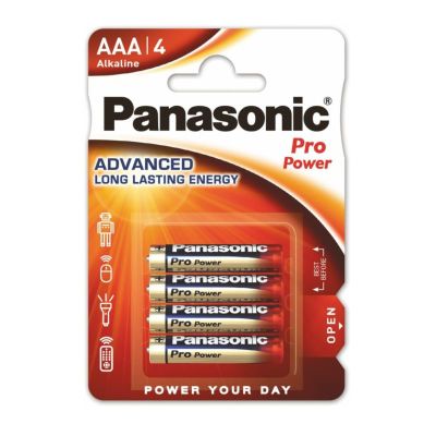 Baterie LR03 PANASONIC AAA PRO POWER 4 sztuki