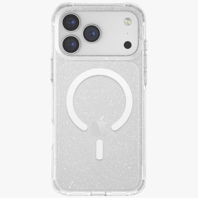 2. Etui UNIQ LifePro Xtreme Magclick Charging do iPhone 17 Pro Max - przezroczysty-brokat