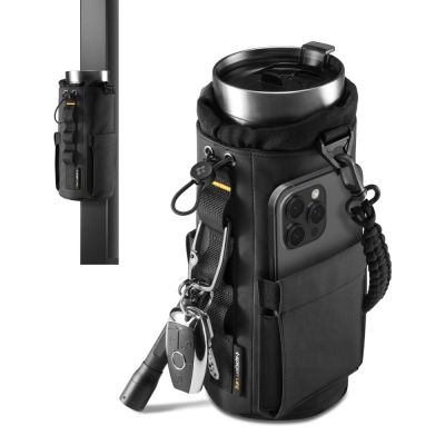 9. Torba Spigen Tumbler Holder Bag magnetyczna na butelkę wodę telefon klucze - czarna