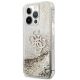 2. Etui Guess 4G Big Liquid Glitter na iPhone 13 Pro Max 6,7" - złote