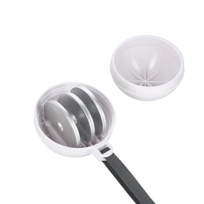 19. Hula Hop HMS HHM16 z magnesem i obciążeniem biały + licznik