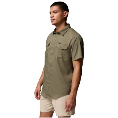 2. Columbia Utilizer II Solid Short Sleeve Shirt 1577762397 Zielone L