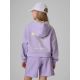 2. Bluza dresowa loose z kapturem dziewczęca 4F 4FJRSS26TSWSF2936-52S
