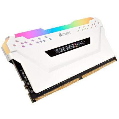2. Corsair Vengeance RGB PRO - DDR4 - Zestaw - 32 GB: 2 x 16 GB - DIMM 288-PIN - 3200 MHz / PC4-25600 - CL16 - 1.35 V - niebuforowany - bez ECC - biały