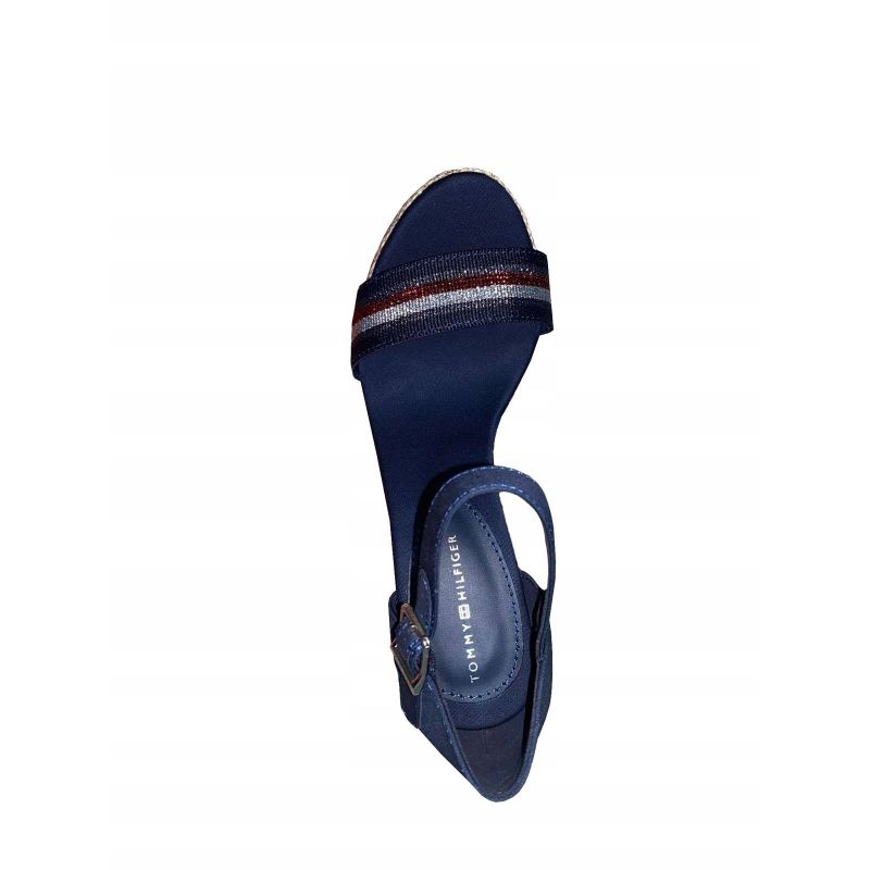4. Sandały Tommy Hilfiger Grosgrain High Wedge Sandal W FW0FW05254