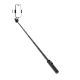 4. Selfie stick WC12YDS teleskopowy tripod 1.3m ze stopu aluminium z podwójną lampą i uchwytem na telefon - czarny