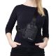 8. Mini saszetka na ramię Wozinsky WMS-W1 wodoodporna dwukomorowa na telefon unisex - czarna