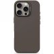 Etui Decoded AntiMicrobial Silicone Backcover z MagSafe do iPhone 16 Pro - ciemnobrązowe