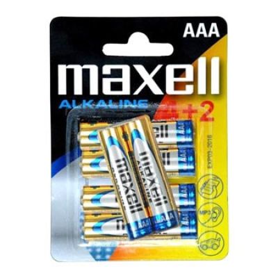 Maxell Baterie alkaliczne ALKALINE LR03 LR3 AAA BLISTER 1,5V x 4 szt.+ 2 szt.