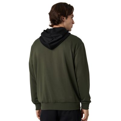 14. Bluza męska Fila Rivoli oliwkowo-czarna FAM1121 63185