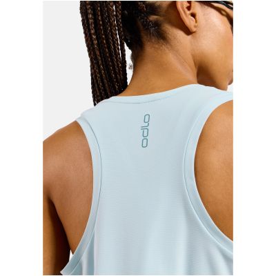 6. Koszulka tech. bez rękawów damska ODLO Tank crew neck ZEROWEIGHT CHILL-TEC niebieska