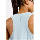 6. Koszulka tech. bez rękawów damska ODLO Tank crew neck ZEROWEIGHT CHILL-TEC niebieska