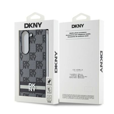 7. Etui DKNY Chequered Pattern Printed Stripes na Samsung Galaxy Z Fold 6 - czarne