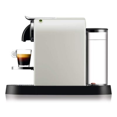 10. Ekspres kapsułkowy DeLonghi Citiz Nespresso EN167.W (1260W; kolor biały)