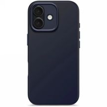 Etui Decoded AntiMicrobial Silicone Backcover MagSafe na iPhone 17 - granatowe
