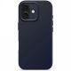 Etui Decoded AntiMicrobial Silicone Backcover MagSafe na iPhone 17 - granatowe