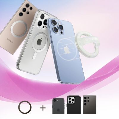 6. Ring magnetyczny Joyroom JR-ZS500 kompatybilny z MagSafe uchwyt - biały