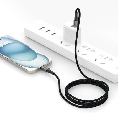 5. Kabel Tech-Protect Ultraboost DNA USB-C / Lightning PD27W/3A 25 cm - szary