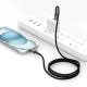 5. Kabel Tech-Protect Ultraboost DNA USB-C / Lightning PD27W/3A 25 cm - szary