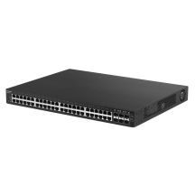 Edimax 54-portowy gigabitowy PoE+ inteligentny przełącznik internetowy do dalekiego zasięgu z 6 SFP+ 10G Por