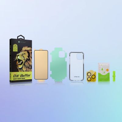7. Bestsuit 6w1 zestaw do iPhone 13 mini etui / szkło hartowane flexi / folia na tył / szkło na aparat / ściereczki / aplikator (D30 Buffer)