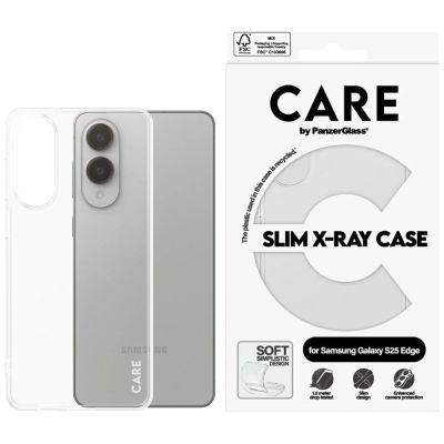 Etui CARE by PanzerGlass Fashion X-Ray na Samsung Galaxy S25 Edge - przezroczyste