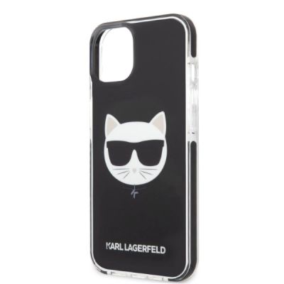 6. Etui Karl Lagerfeld Choupette Head na iPhone 13 mini - czarne