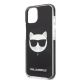6. Etui Karl Lagerfeld Choupette Head na iPhone 13 mini - czarne