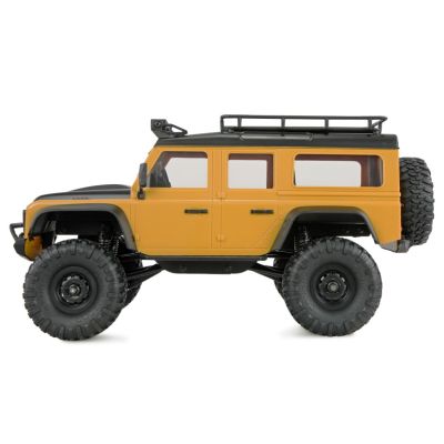 4. Samochód zdalnie sterowany Amewi RC Crawler Mini-D90 AMXRock 4WD 1:16 RTR w kolorze żółtym