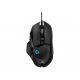 8. Mysz Logitech G502 Gaming HERO EU 910-005471 (optyczna; 16000 DPI; kolor czarny)