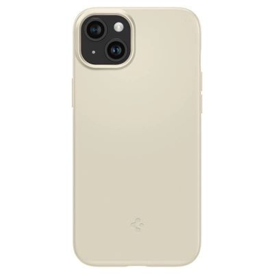 9. Etui Spigen Thin Fit na iPhone 15 Plus - beżowe