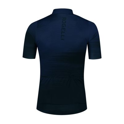 2. Rogelli koszulka męska GLITCH czarno-niebieska 2XL