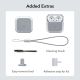 8. Etui ESR Orbit Halolock MagSafe na Apple AirPods 4 - białe
