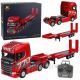 Ciężarówka Scania 770S Z Naczepą Zdalnie Sterowana RC Huina Czerwona 1:18