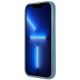 5. Etui Guess 4G Triangle Logo Cardslot na iPhone 13 Pro / 13 - niebieskie