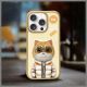 8. Etui Nimmy Cool&Cute 2.0 Cat na iPhone 16 Pro Max - zielone
