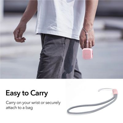 7. Etui ESR Orbit Halolock MagSafe na AirPods 4 - różowe